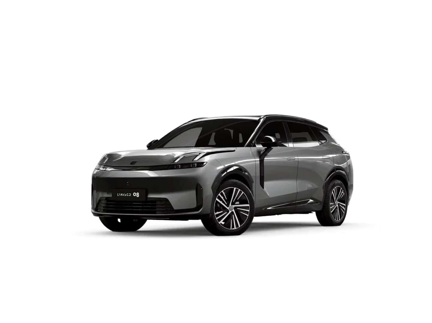 Renting New Lynk & CO 08 Core Storm Gray Techo Negro SUV Automático PHEV Híbrido Enchufable Etiqueta 0