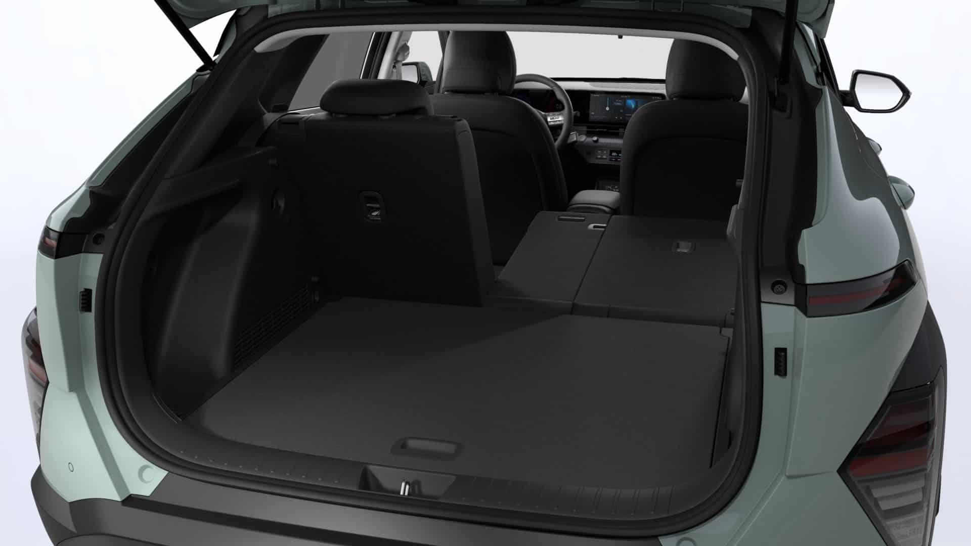 Renting Nuevo Hyundai Kona HEV Maxx Mirage Green SUV Automático Híbrido Etiqueta ECO Interior