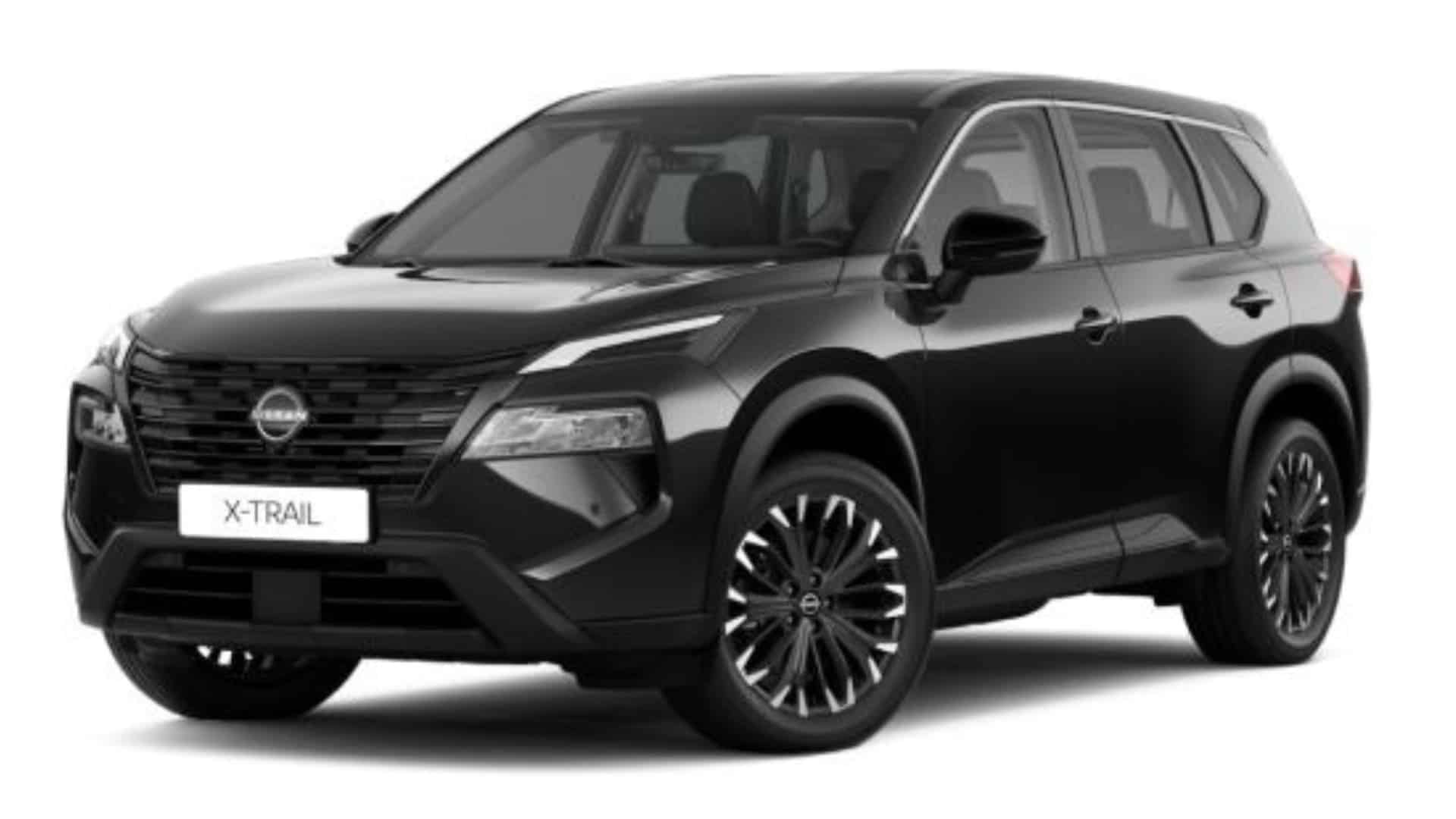 Renting New Nissan X-Trail Acenta Galaxy Black SUV Automático Micro-Híbrido Etiqueta ECO