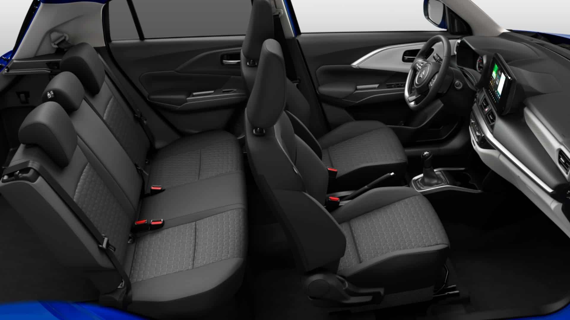 Renting New Suzuki Swift S1 Micro-Híbrido MHEV Etiqueta ECO Asientos