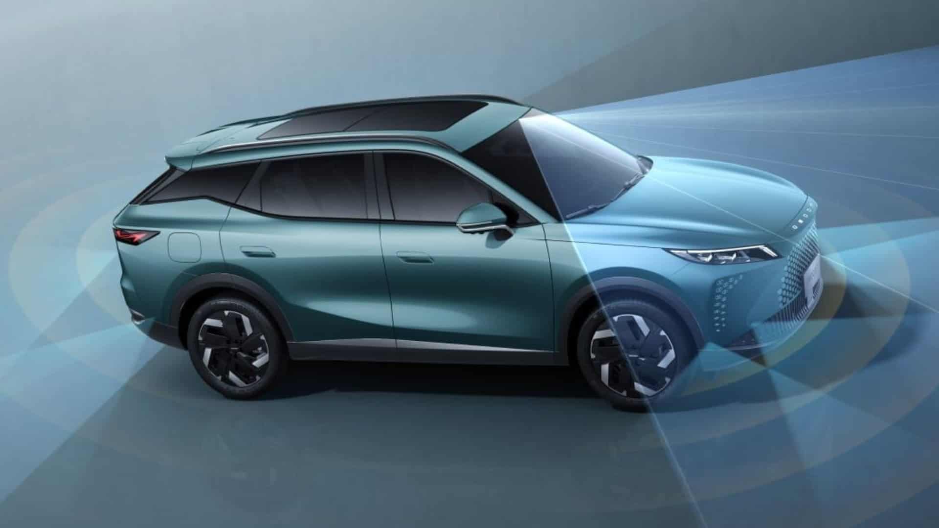 Renting New Omoda 7 Premium Verde Wave SUV PHEV Híbrido-Enchufable Automático Etiqueta 0