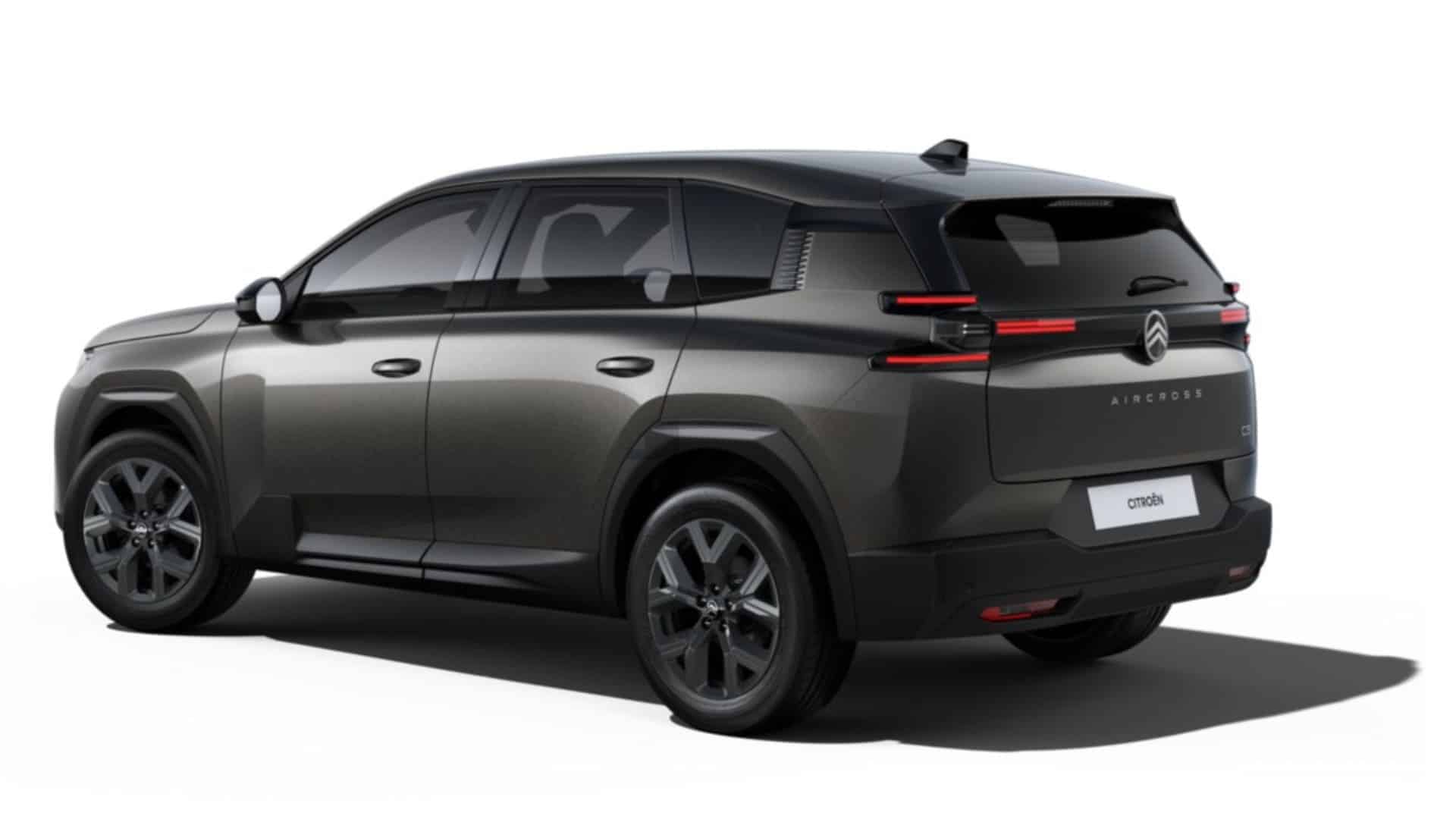 Renting New Citroën C5 Aircross Hybrid You Gris Platino SUV Híbrido Automático Etiqueta ECO