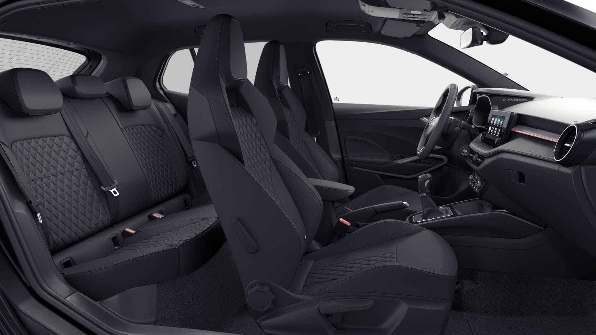 Skoda Fabia Plus Negro Magico Efecto Perla Compacto Automático Asientos