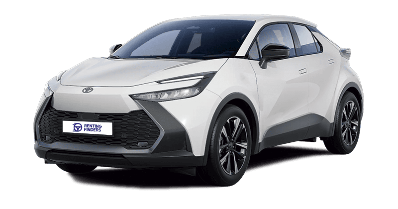 Renting New Toyota C-HR Hybrid Advance SUV Automático Etiqueta ECO Blanco Classic Renting Finders