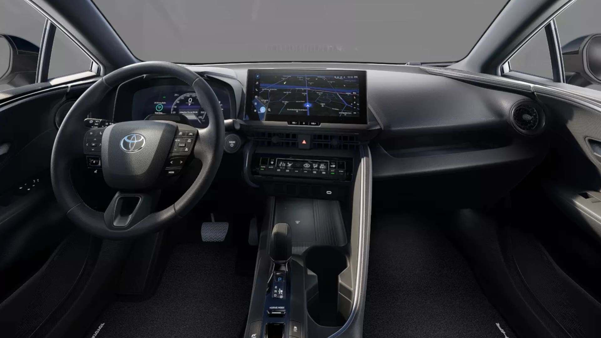 Renting New Toyota C-HR Hybrid Advance SUV Automático Etiqueta ECO Blanco Classic Interior