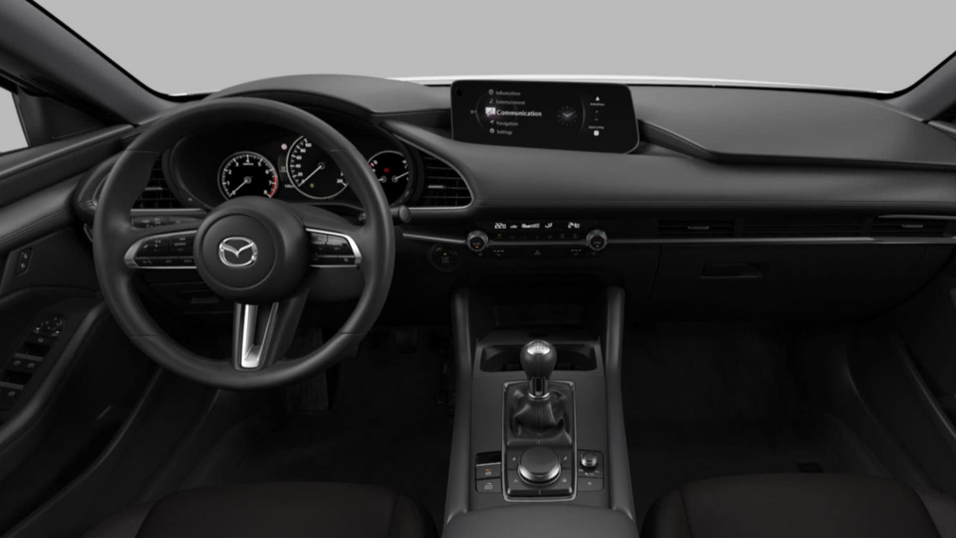 Renting Mazda 3 Centre-Line Arctic White SUV Automático MHEV Micro-Híbrido Etiqueta ECO Interior