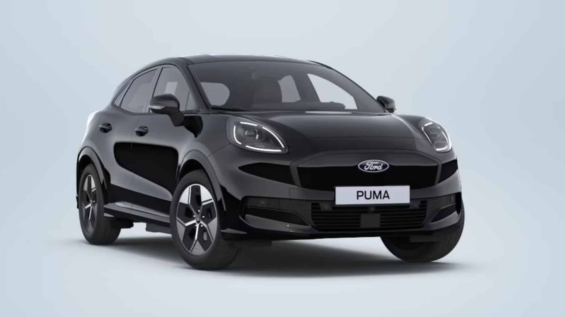 Renting New Ford Puma Gen-E Negro Agate SUV Automático Eléctrico Etiqueta 0