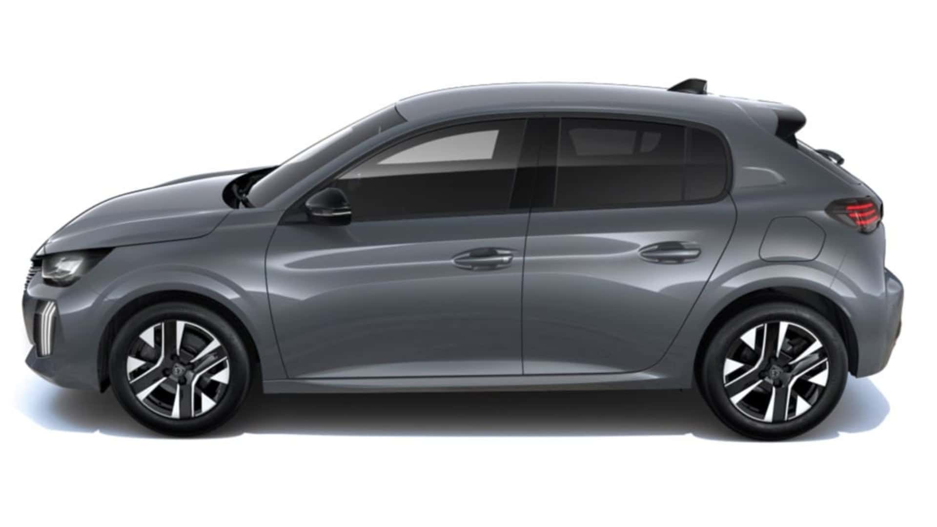 Renting New Peugeot 208 Allure Compacto Gris Selenium
