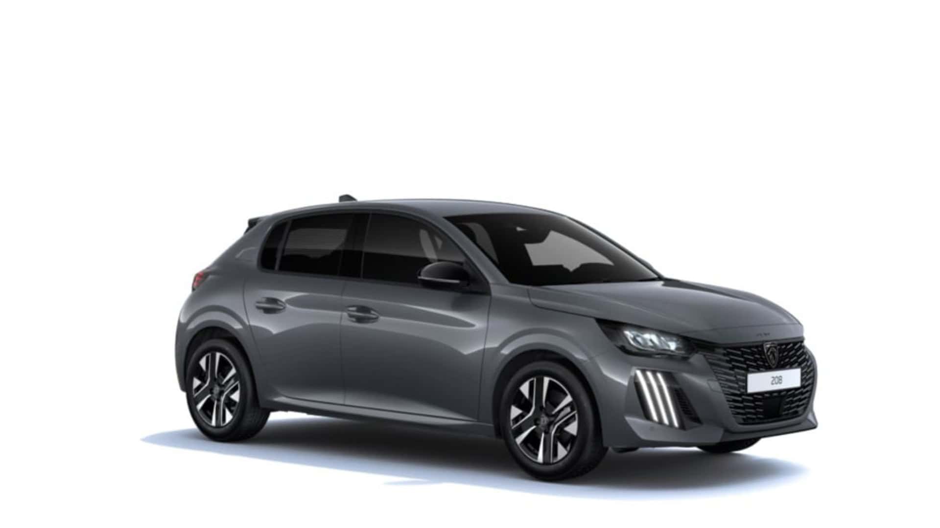 Renting New Peugeot 208 Allure Compacto Gris Selenium