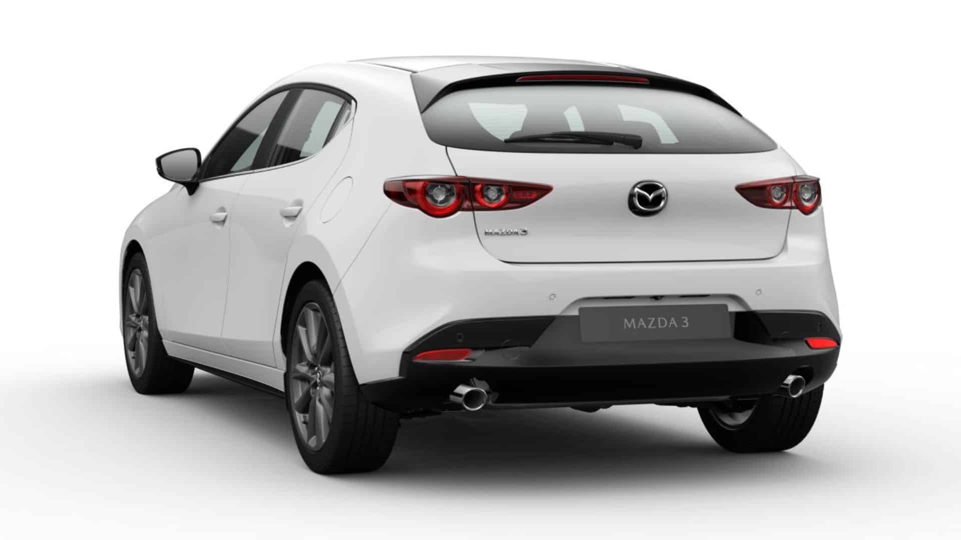 Renting Mazda 3 Centre-Line Arctic White SUV Automático MHEV Micro-Híbrido Etiqueta ECO