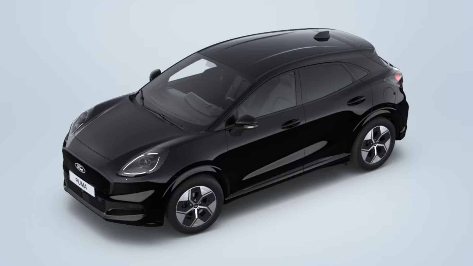 Renting New Ford Puma Gen-E Negro Agate SUV Automático Eléctrico Etiqueta 0