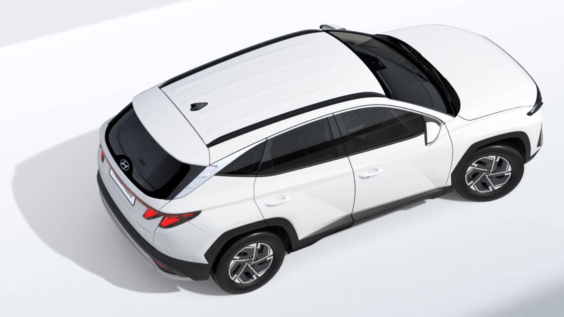 Renting New Hyundai Tucson HEV Maxx Atlas White SUV Automático Híbrido Etiqueta ECO